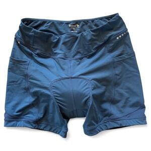 Baleaf Women's Cycling Shorts Padded Blue XL Bike Bicycle Spandex